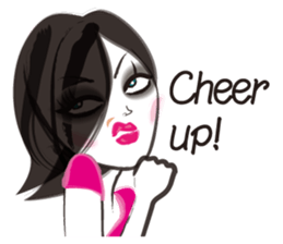 I'm a Super Model-3 (EN) sticker #9678630