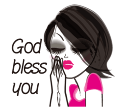 I'm a Super Model-3 (EN) sticker #9678631