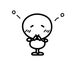 Loose stick man sticker #9678803