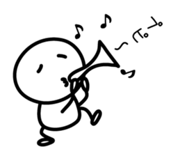 Loose stick man sticker #9678814