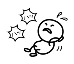 Loose stick man sticker #9678823