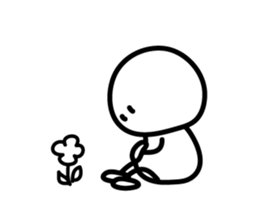 Loose stick man sticker #9678826