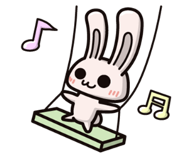 Calculation high rabbit (ver.English) sticker #9678873
