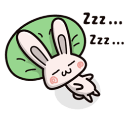 Calculation high rabbit (ver.English) sticker #9678874