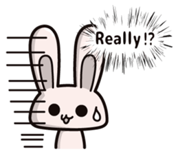 Calculation high rabbit (ver.English) sticker #9678875