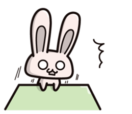 Calculation high rabbit (ver.English) sticker #9678877