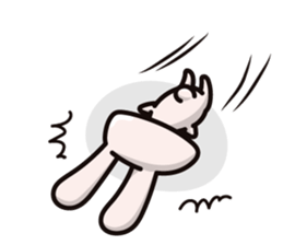 Calculation high rabbit (ver.English) sticker #9678878