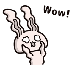 Calculation high rabbit (ver.English) sticker #9678879