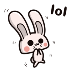 Calculation high rabbit (ver.English) sticker #9678883