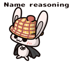 Calculation high rabbit (ver.English) sticker #9678884