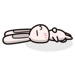 Calculation high rabbit (ver.English) sticker #9678890