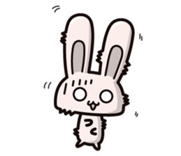Calculation high rabbit (ver.English) sticker #9678893