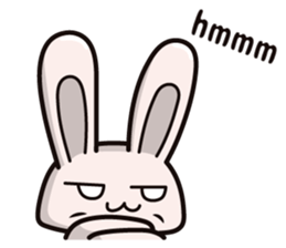 Calculation high rabbit (ver.English) sticker #9678899