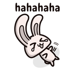 Calculation high rabbit (ver.English) sticker #9678900