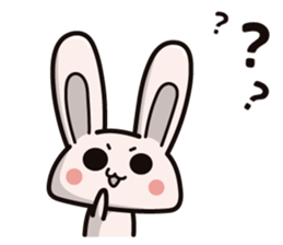 Calculation high rabbit (ver.English) sticker #9678902