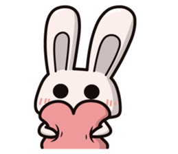 Calculation high rabbit (ver.English) sticker #9678906