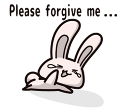 Calculation high rabbit (ver.English) sticker #9678909