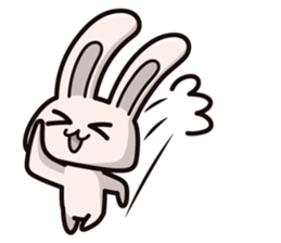 Calculation high rabbit (ver.English) sticker #9678910