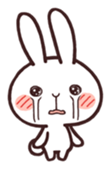 Cute rabbit "Mopu-usa" sticker #9679051