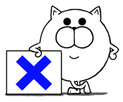 Maru-nyanko(Basic things Ver.) sticker #9678998