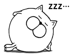 Maru-nyanko(Basic things Ver.) sticker #9679003