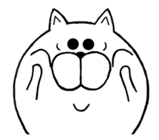 Maru-nyanko(Basic things Ver.) sticker #9679020