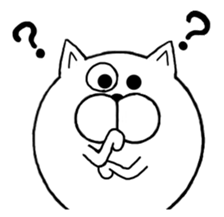 Maru-nyanko(Basic things Ver.) sticker #9679022