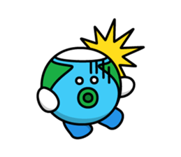 Chikyu-kun sticker #9679116