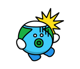 Chikyu-kun sticker #9679116