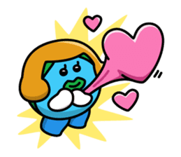 Chikyu-kun sticker #9679122