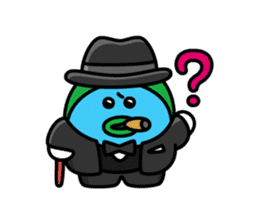 Chikyu-kun sticker #9679125