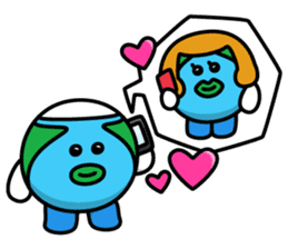 Chikyu-kun sticker #9679128