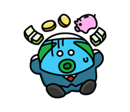 Chikyu-kun sticker #9679131