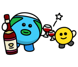 Chikyu-kun sticker #9679141