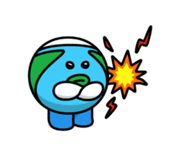 Chikyu-kun sticker #9679146