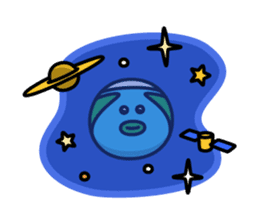 Chikyu-kun sticker #9679151