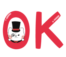 Cat Gentleman Mr.TIM&Mr.Josh sticker #9679531