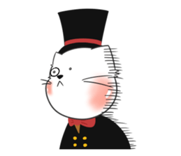 Cat Gentleman Mr.TIM&Mr.Josh sticker #9679534