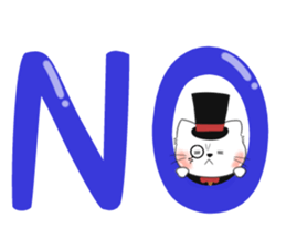 Cat Gentleman Mr.TIM&Mr.Josh sticker #9679535