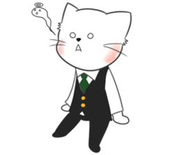 Cat Gentleman Mr.TIM&Mr.Josh sticker #9679538