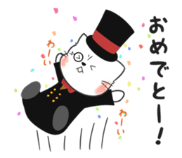 Cat Gentleman Mr.TIM&Mr.Josh sticker #9679543