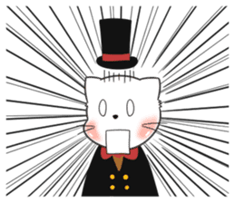 Cat Gentleman Mr.TIM&Mr.Josh sticker #9679547