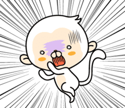 Daily life conversation of "MONCHI" sticker #9679628