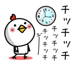 Surreal chicken TORIYABE sticker #9679696