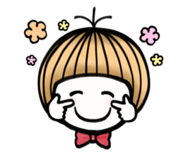 Boy of the onion head sticker #9679836