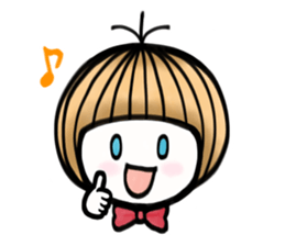 Boy of the onion head sticker #9679840