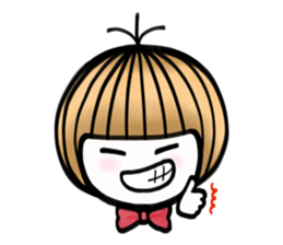 Boy of the onion head sticker #9679842