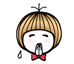 Boy of the onion head sticker #9679874