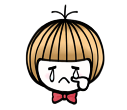 Boy of the onion head sticker #9679881