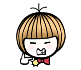 Boy of the onion head sticker #9679883